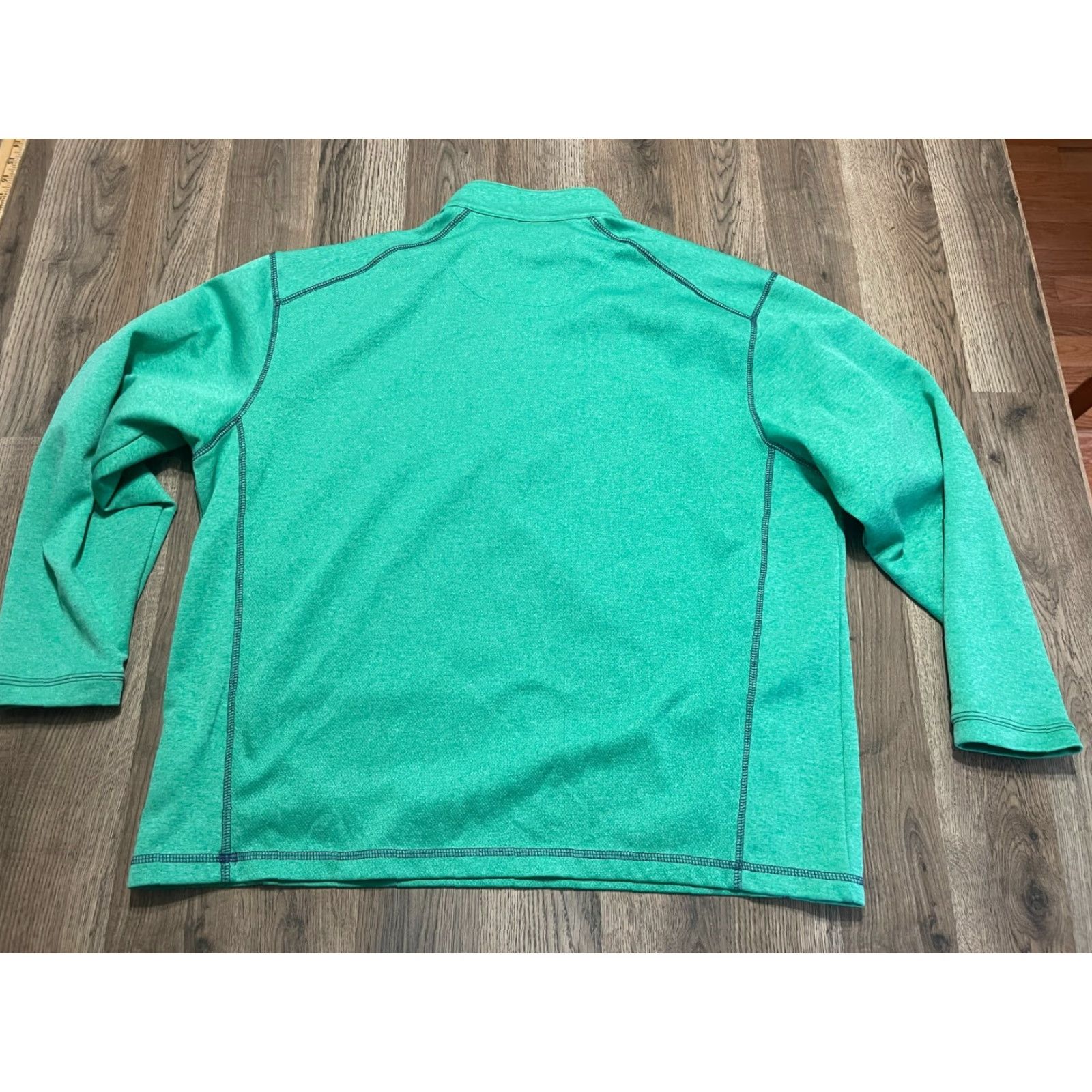 Vintage Pebble Beach Sweatshirt Women’s XL Green 1/4 Zip Pullover Long Sleeve Casual Modern Shirt Pullover Mens Womens Girls? Size XL / US 12-14 / IT 48-50 - 2 Thumbnail