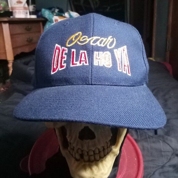 Other Deadstock Vintage 90s Oscar De La Hoya Snap Hat Cap Size ONE SIZE - 1 Thumbnail
