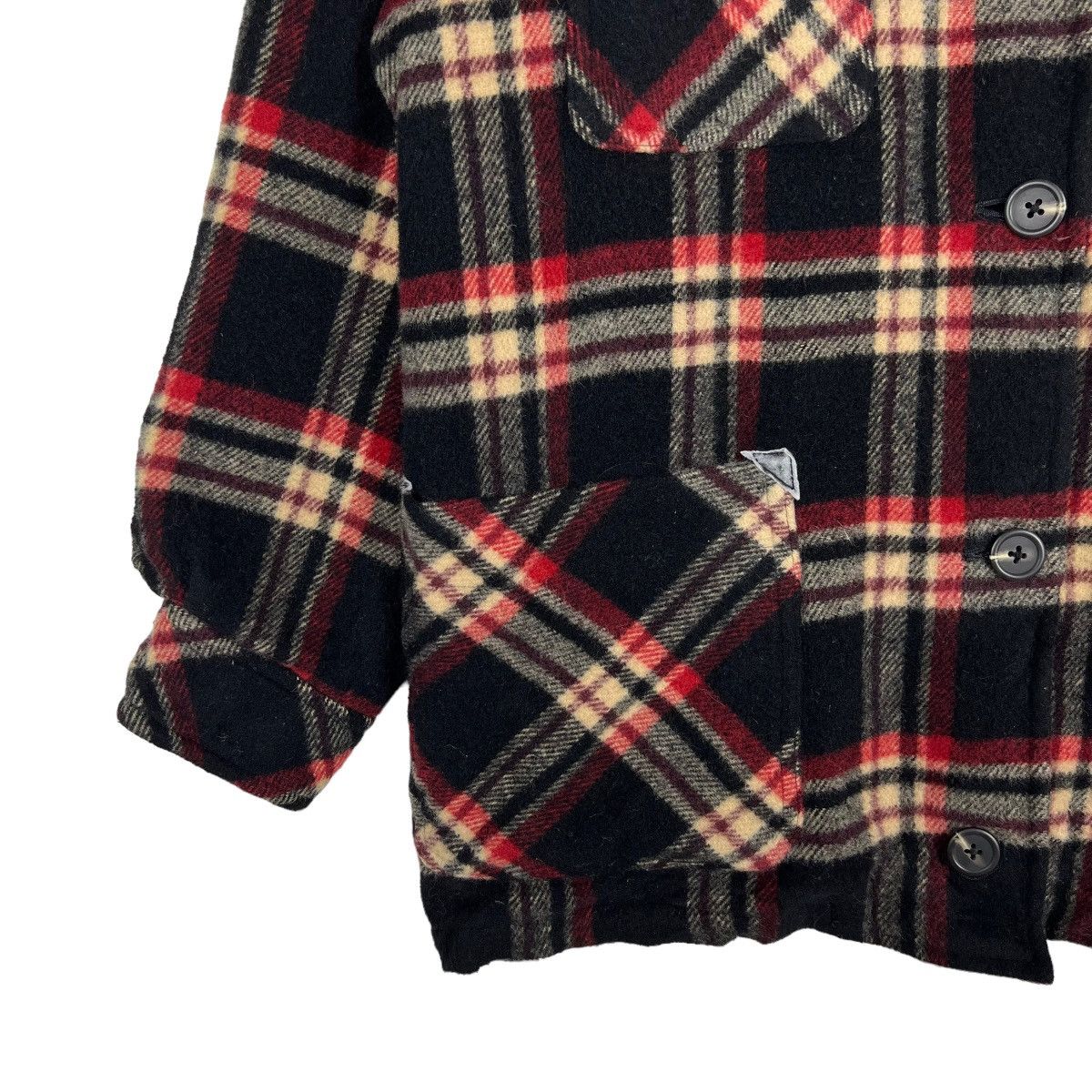 Japanese Brand × Vintage 🔥 EAST BOY PLAID CHECKER CPO WOOL JACKET Size US M / EU 48-50 / 2 - 4 Thumbnail