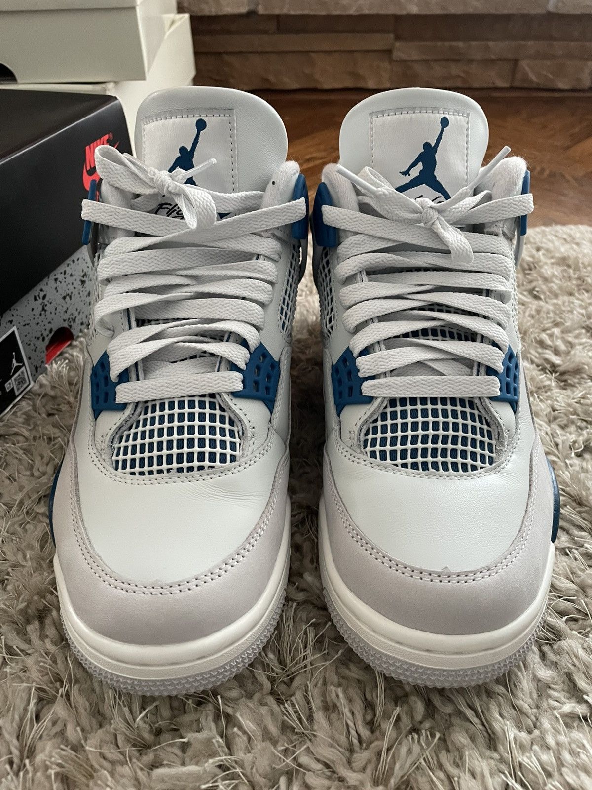Jordan Brand Jordan 4 Military Blue Size US 8.5 / EU 41-42 - 4 Thumbnail