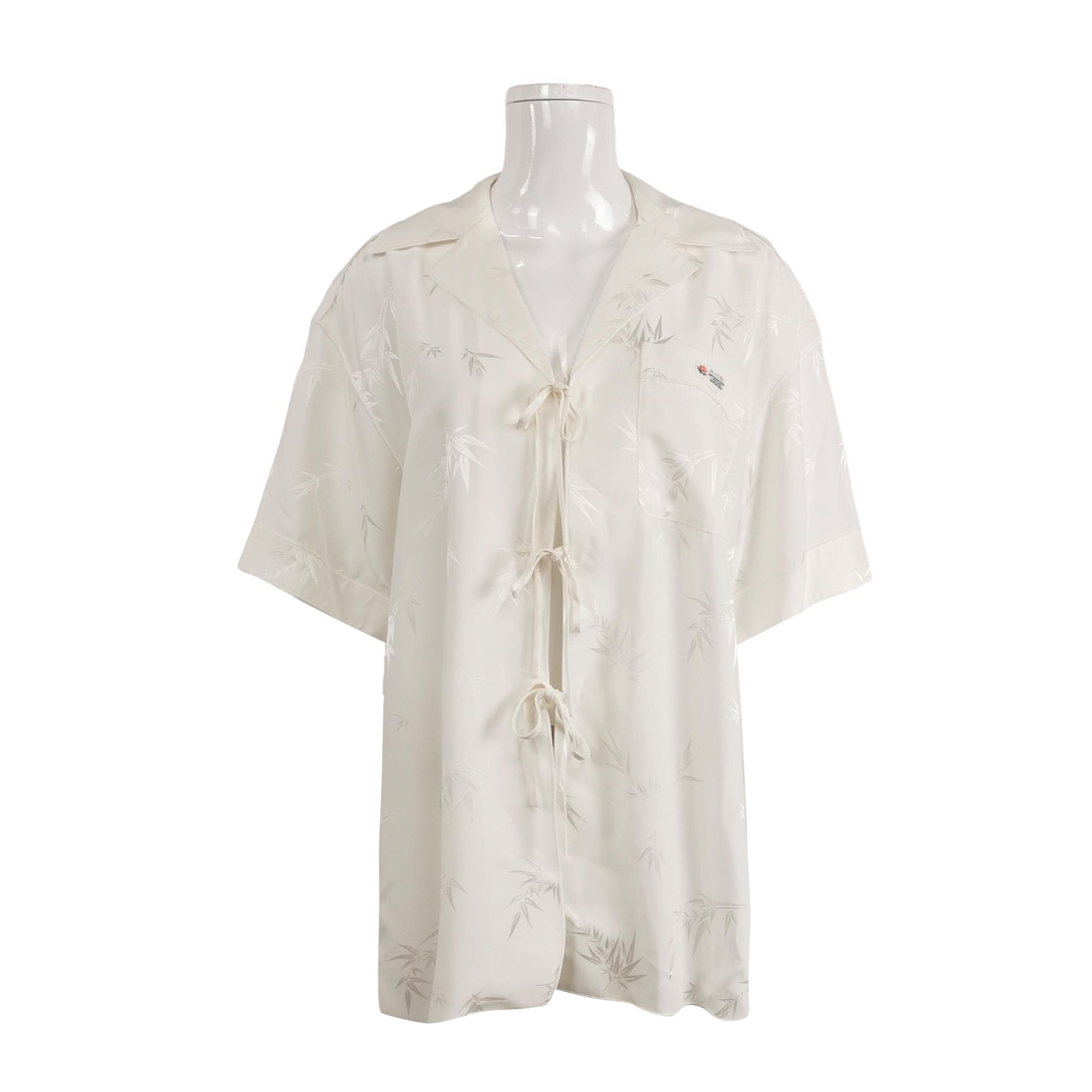 Alexander Wang Alexander Wang Bamboo Print Button Up Shirt Size S Size S / US 4 / IT 40 - 1 Thumbnail