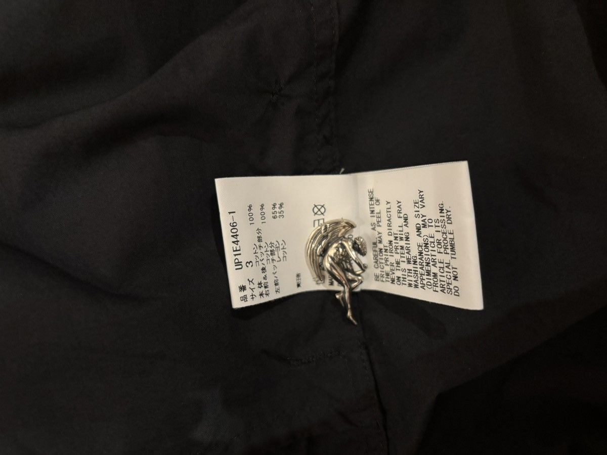 Undercover Undercover SS25 Patch Print Long Sleeve Collared Shirt Black Size US L / EU 52-54 / 3 - 9 Thumbnail