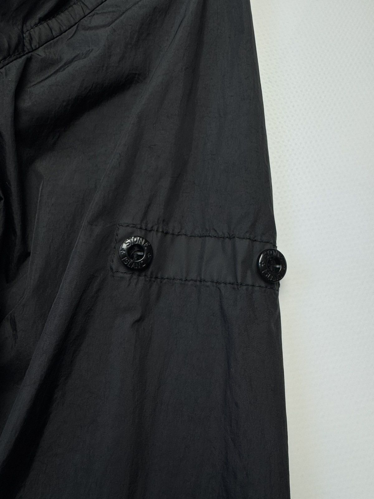 Stone Island STONE ISLAND Junior Black Crinkle Reps Hooded Jacket Men's Size US M / EU 48-50 / 2 - 8 Thumbnail