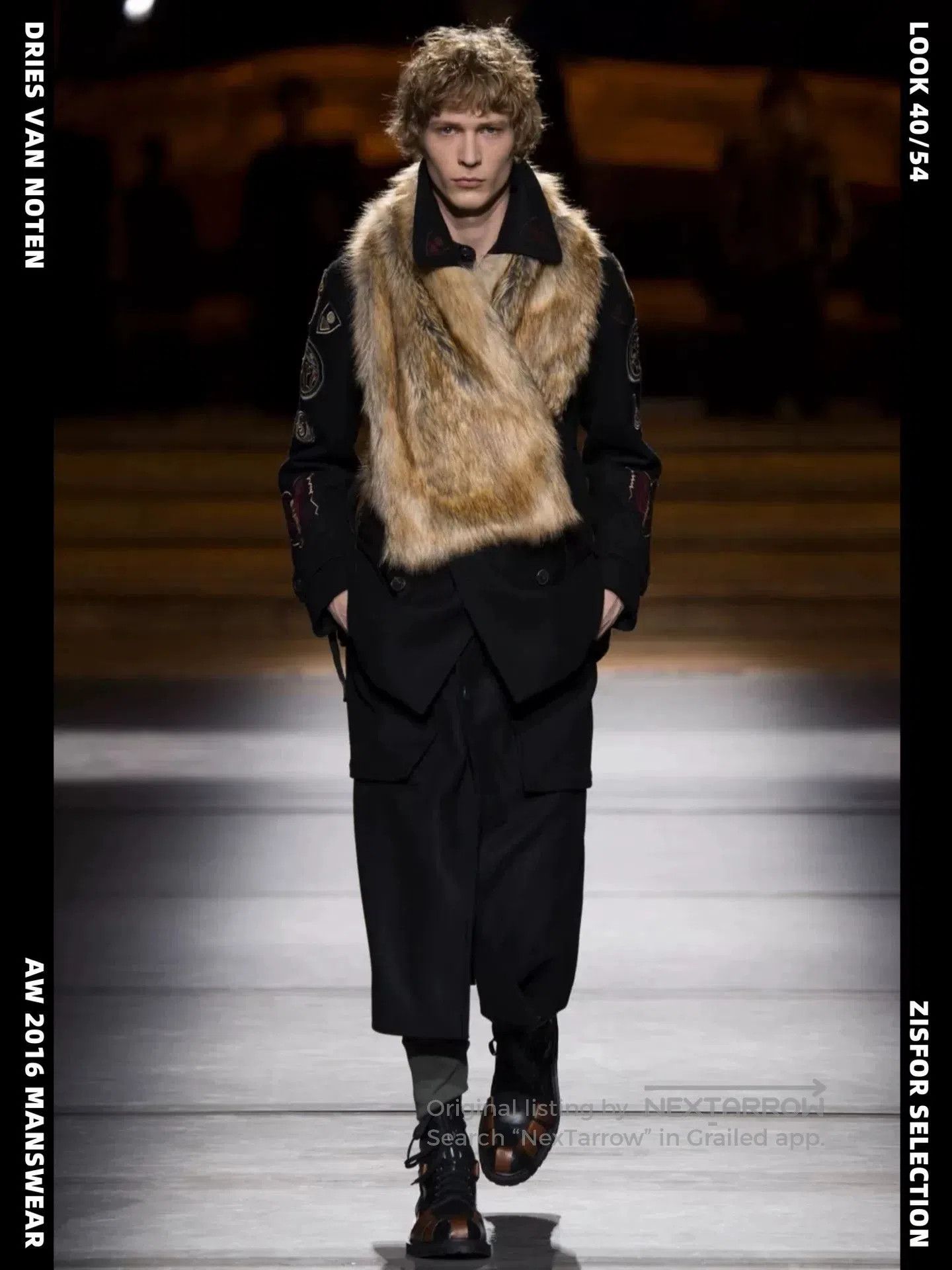 Dries Van Noten Dries Van Noten Wool Double-Breasted Coat. Size M / US 6-8 / IT 42-44 - 7 Thumbnail