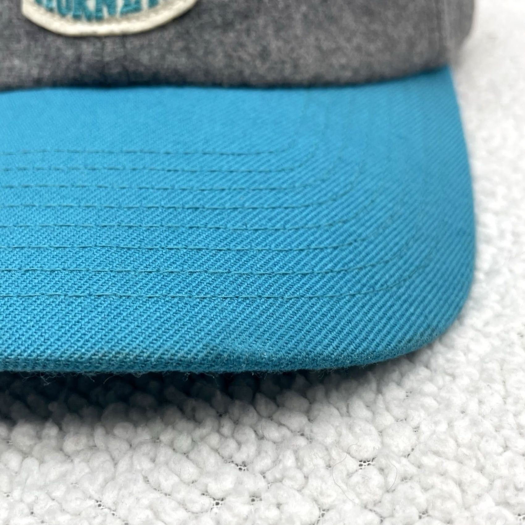 Mitchell & Ness Mitchell & Ness Charlotte Hornets Hat Snapback Wool Blend Gray Teal Hardwood Men Size ONE SIZE - 3 Thumbnail