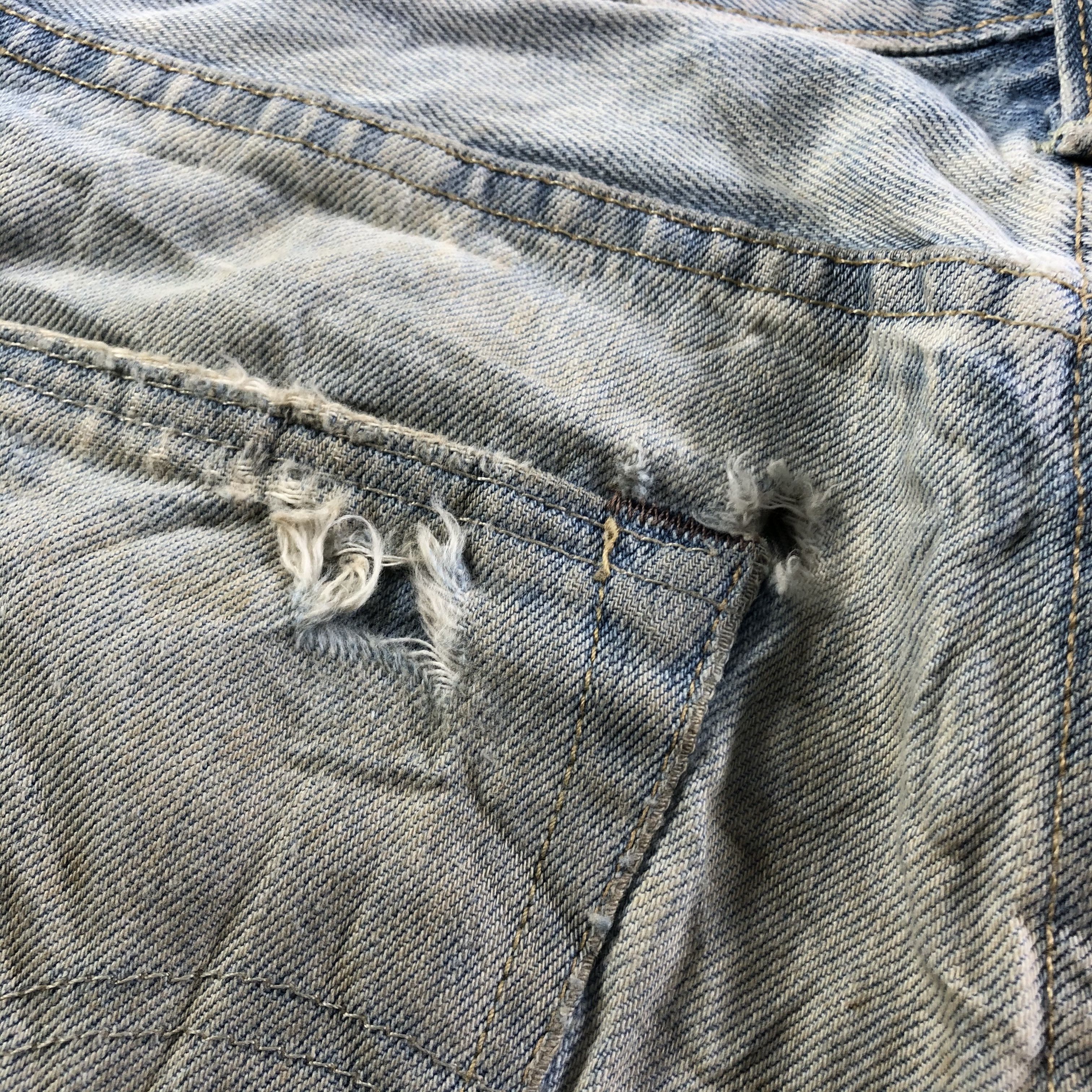 Levi's Vintage Light Wash Levis 501 Jeans-J3654 Size US 30 / EU 46 - 7 Thumbnail