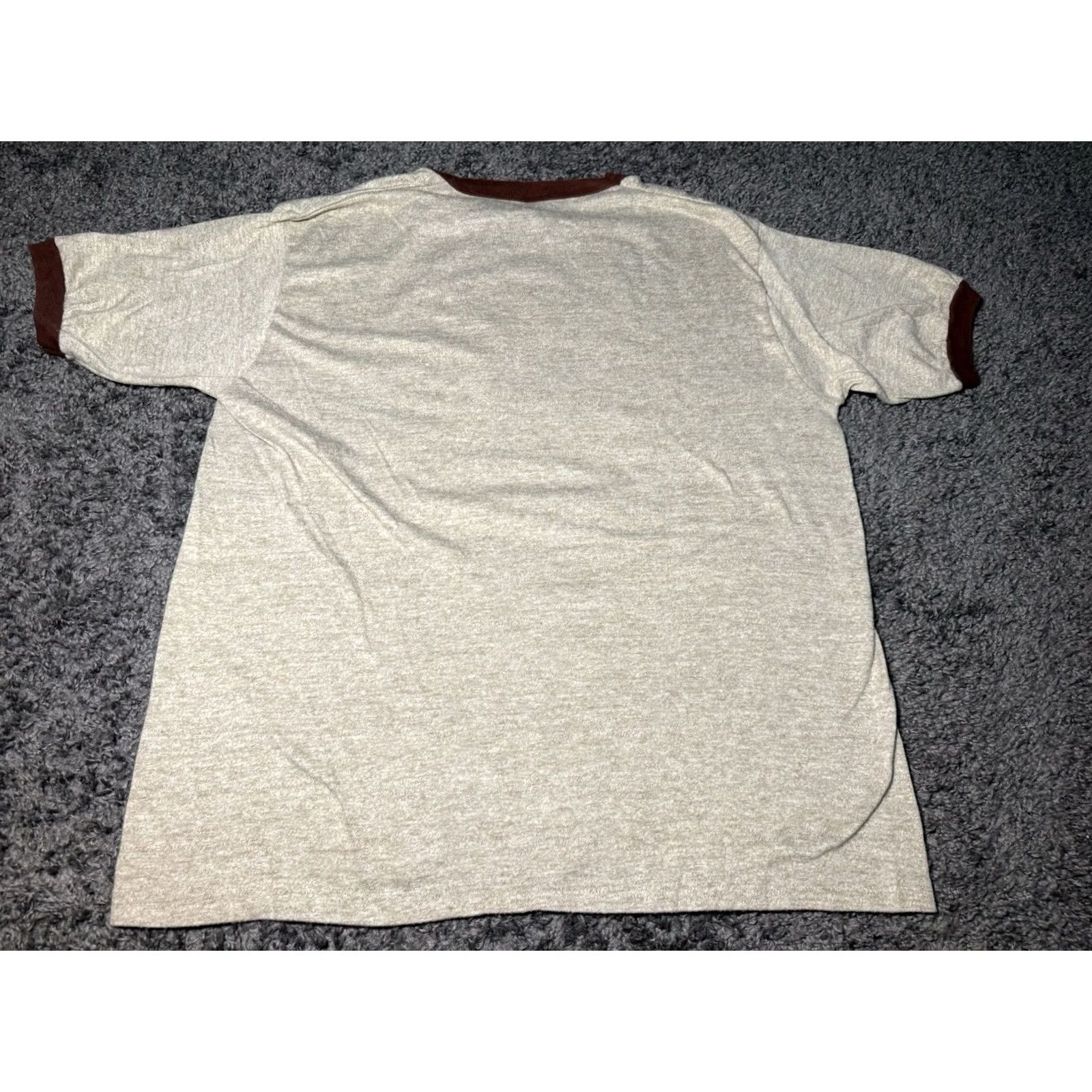 Vintage VINTAGE Sportswear Shirt XL White Vtg 70s Gold Nugget Saloon Ringer Tee Bar Western Style Tag Size US XL / EU 56 / 4 - 5 Thumbnail