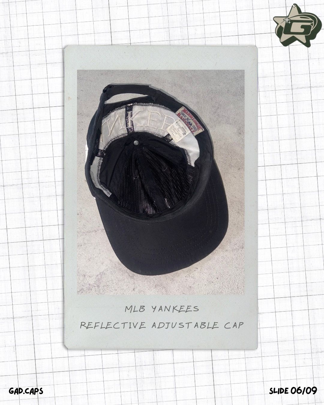 MLB MLB NY Yankees Rare Reflective Adjustable Cap. Size ONE SIZE - 5 Thumbnail