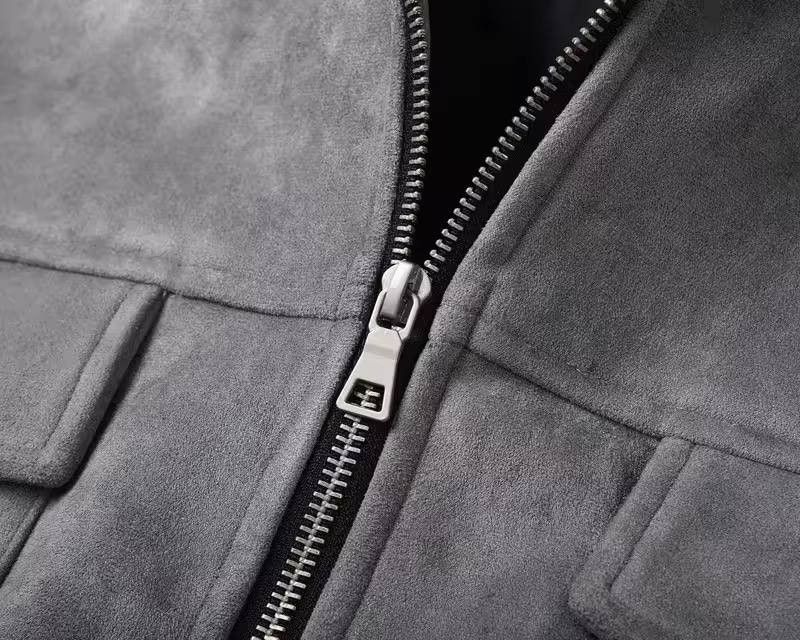 Japanese Brand × Vintage high quality suede jacket with zipper Size US XL / EU 56 / 4 - 11 Thumbnail