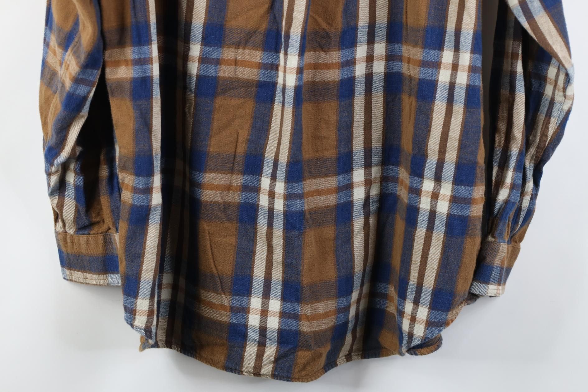 Vintage Vintage 90s Streetwear Flannel Collared Button Shirt Plaid Size US L / EU 52-54 / 3 - 13 Thumbnail