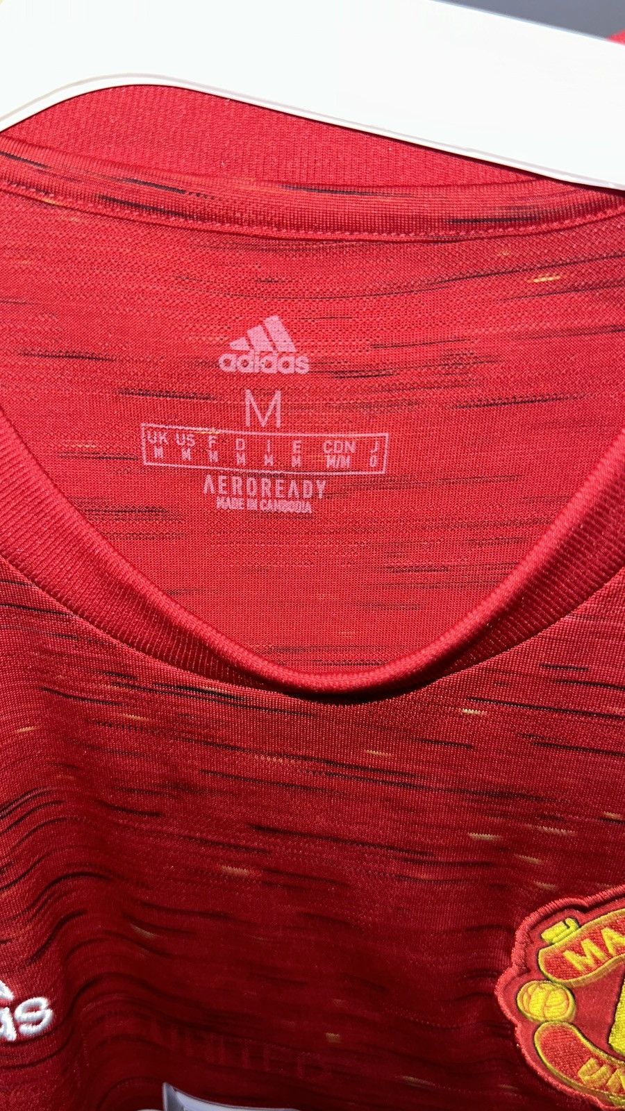 Adidas Manchester United Home Jersey 2020-21 Size US M / EU 48-50 / 2 - 3 Thumbnail