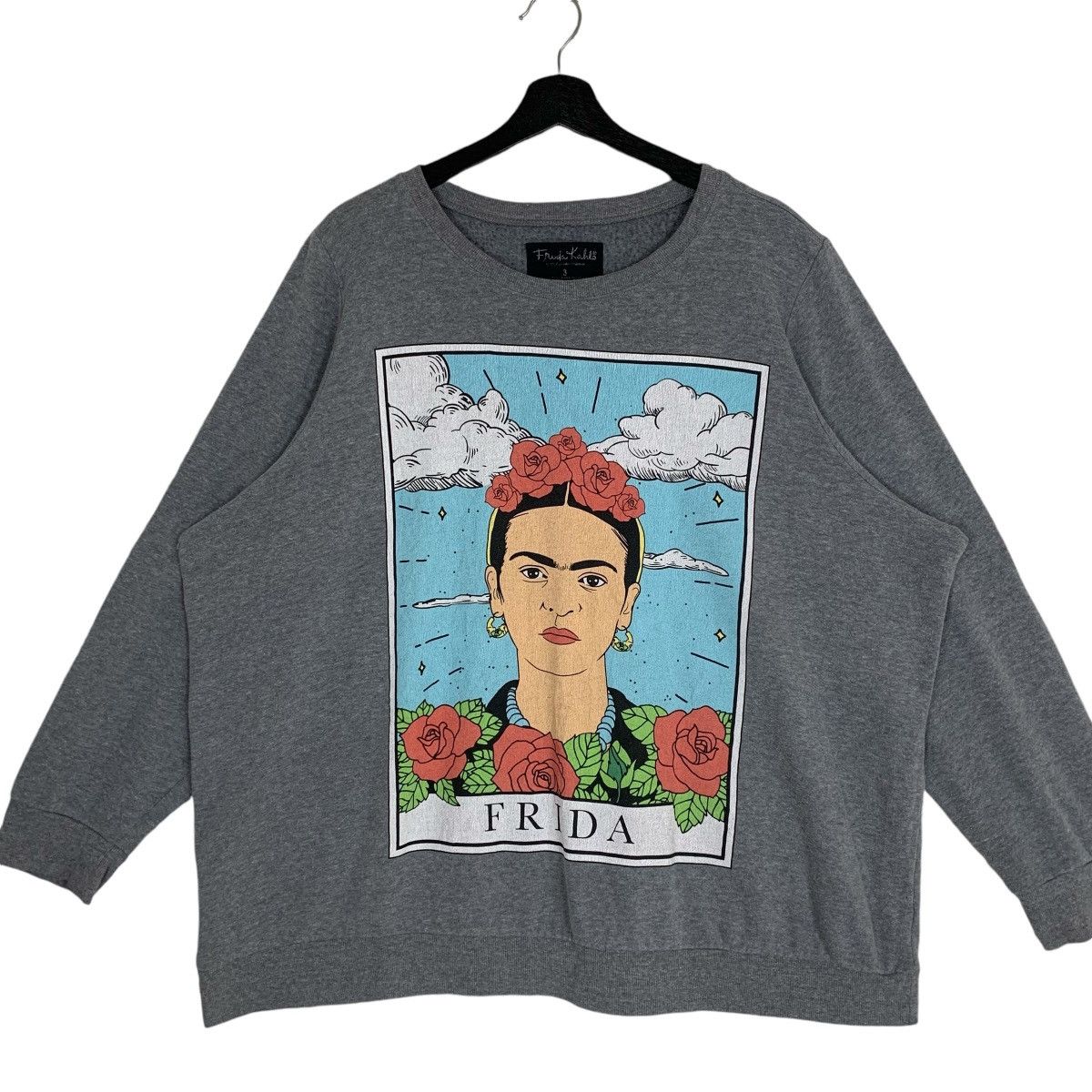 Japanese Brand Frida Khalo Frida Khalo Sweatshirt Frida Kahlo Sweater Size XL / US 12-14 / IT 48-50 - 2 Thumbnail