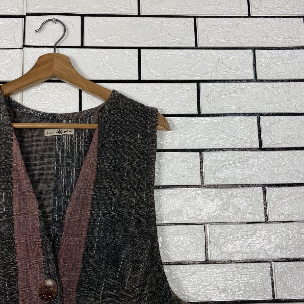 Japanese Brand Vintage Jalan Jalan Vest Traditional Japan Issey Miyake Size US M / EU 48-50 / 2 - 7 Thumbnail