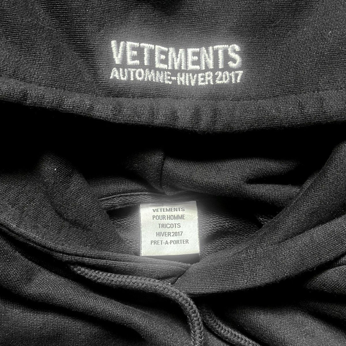 Vetements vetements “total fucking darkness” aw17 hoodie Size US XS / EU 42 / 0 - 6 Thumbnail
