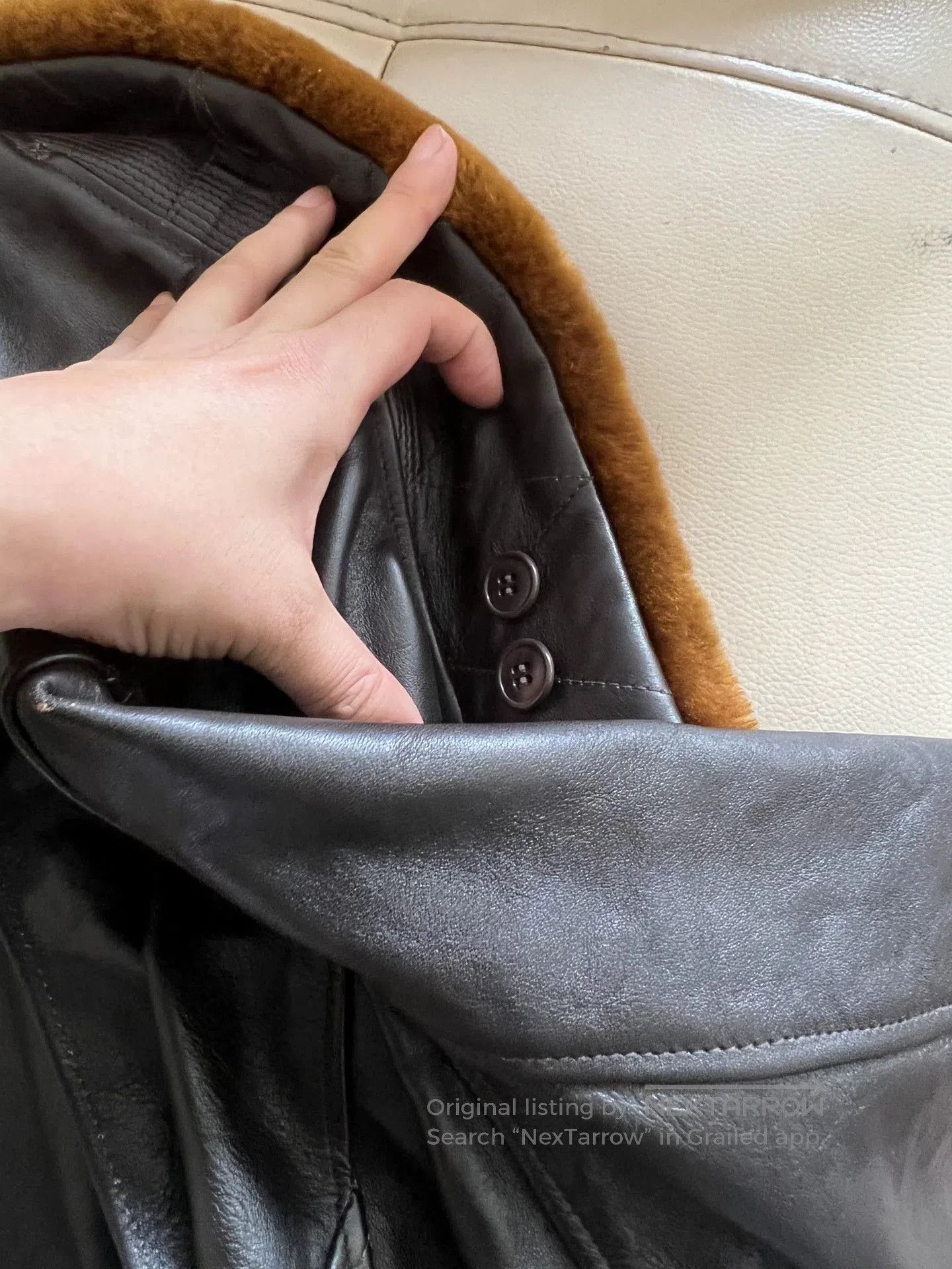 The Real McCoy's real mccoy's leather flight jacket m422a. Size US L / EU 52-54 / 3 - 6 Thumbnail