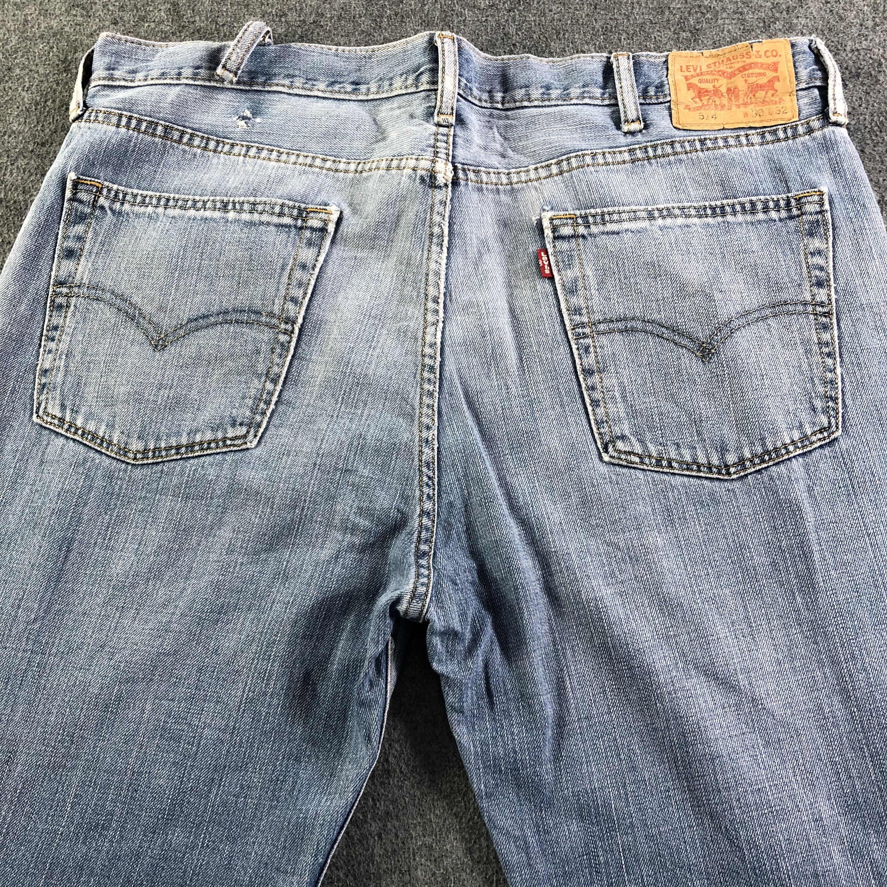 Levi's Vintage Light Wash Levis 514 Jeans-J3500 Size US 40 / EU 56 - 4 Thumbnail