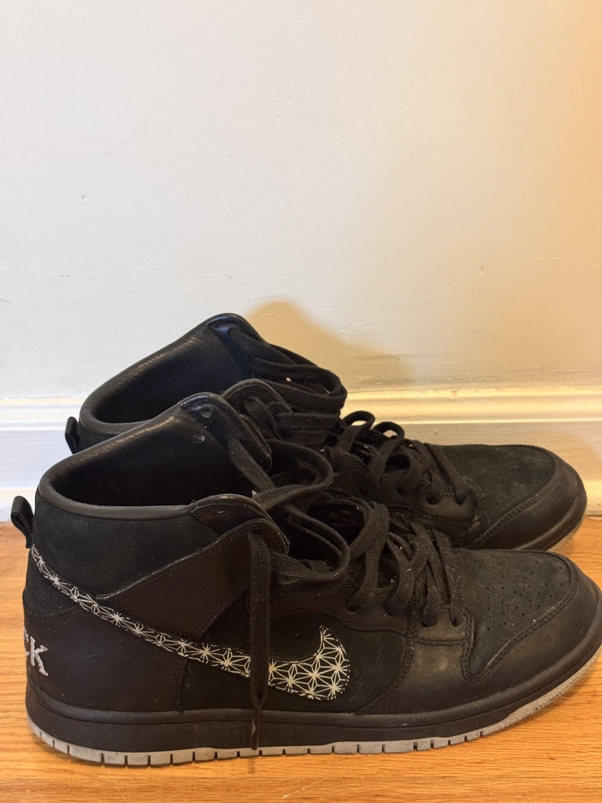 Nike Nike SB Zoom Dunk Black Bar High Size US 12 / EU 45 - 1 Thumbnail