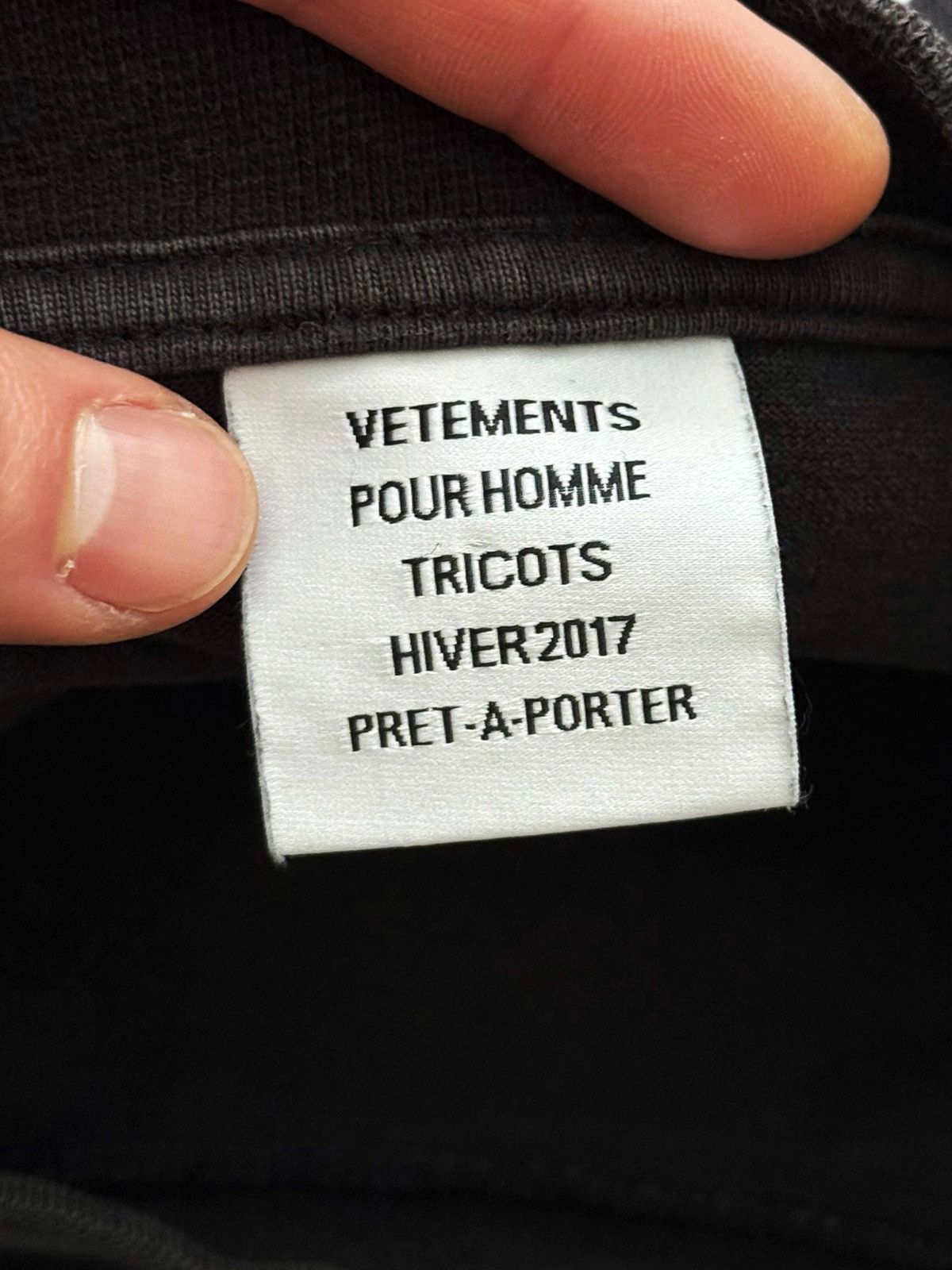 Vetements RARE Metal Skull Back Print Shirt 2017 Size US L / EU 52-54 / 3 - 5 Thumbnail