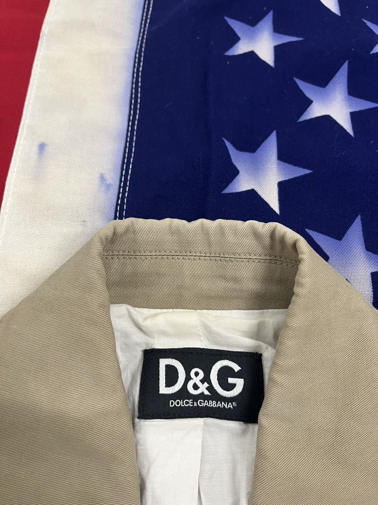 Dolce & Gabbana Dolce & Gabbana D&G Blazer - Classic Beige, Made in Italy Size XL / US 12-14 / IT 48-50 - 7 Thumbnail
