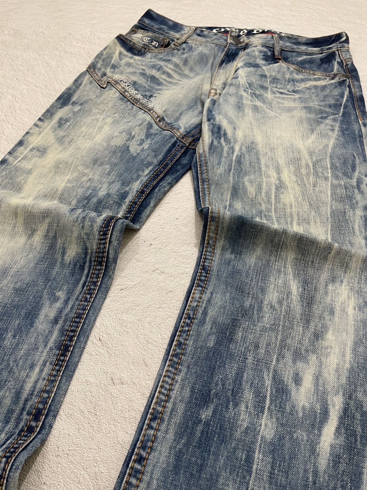 Hysteric Glamour 2000s MCD Acid Wash Vintage Embroidered Y2K Size US 32 / EU 48 - 3 Thumbnail