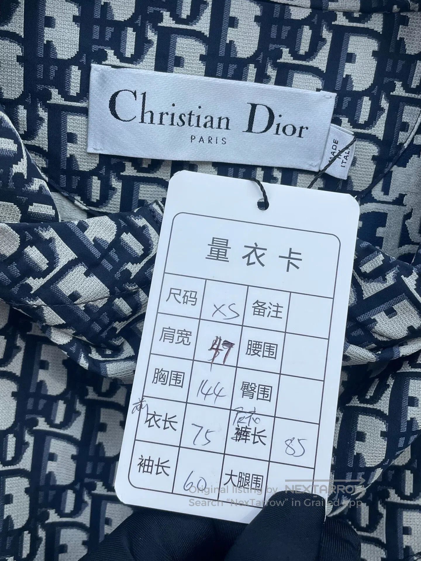 Dior Dior Classic Monogram Hooded Jacket. Size XS / US 0-2 / IT 36-38 - 6 Thumbnail