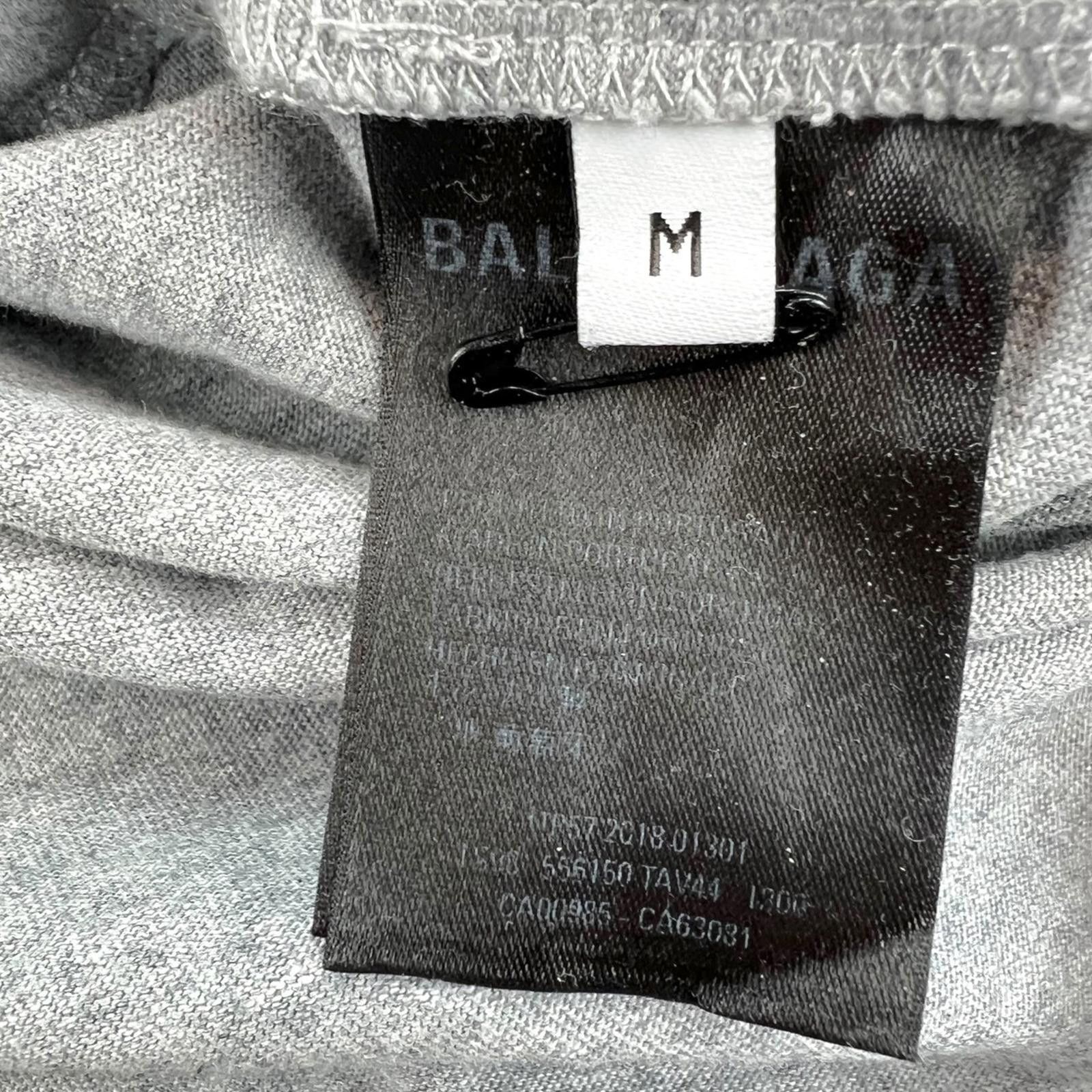 Balenciaga Balenciaga Grey Campaign Logo T Shirt Size US M / EU 48-50 / 2 - 5 Thumbnail