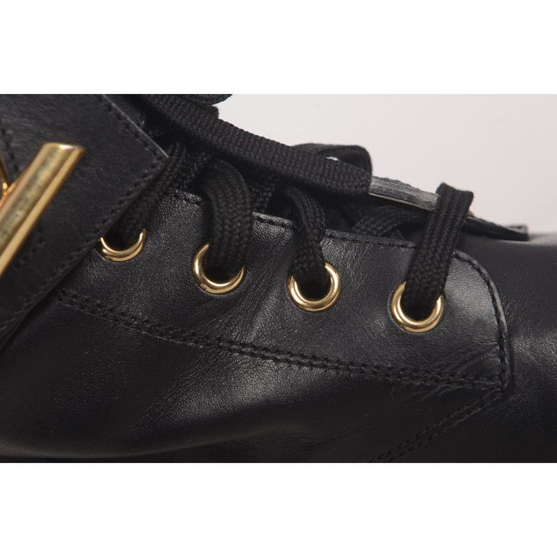 Other Louis Vuitton Lace-Up Black Short Boots - Size US 6.5 / EU 39-40 - 8 Thumbnail