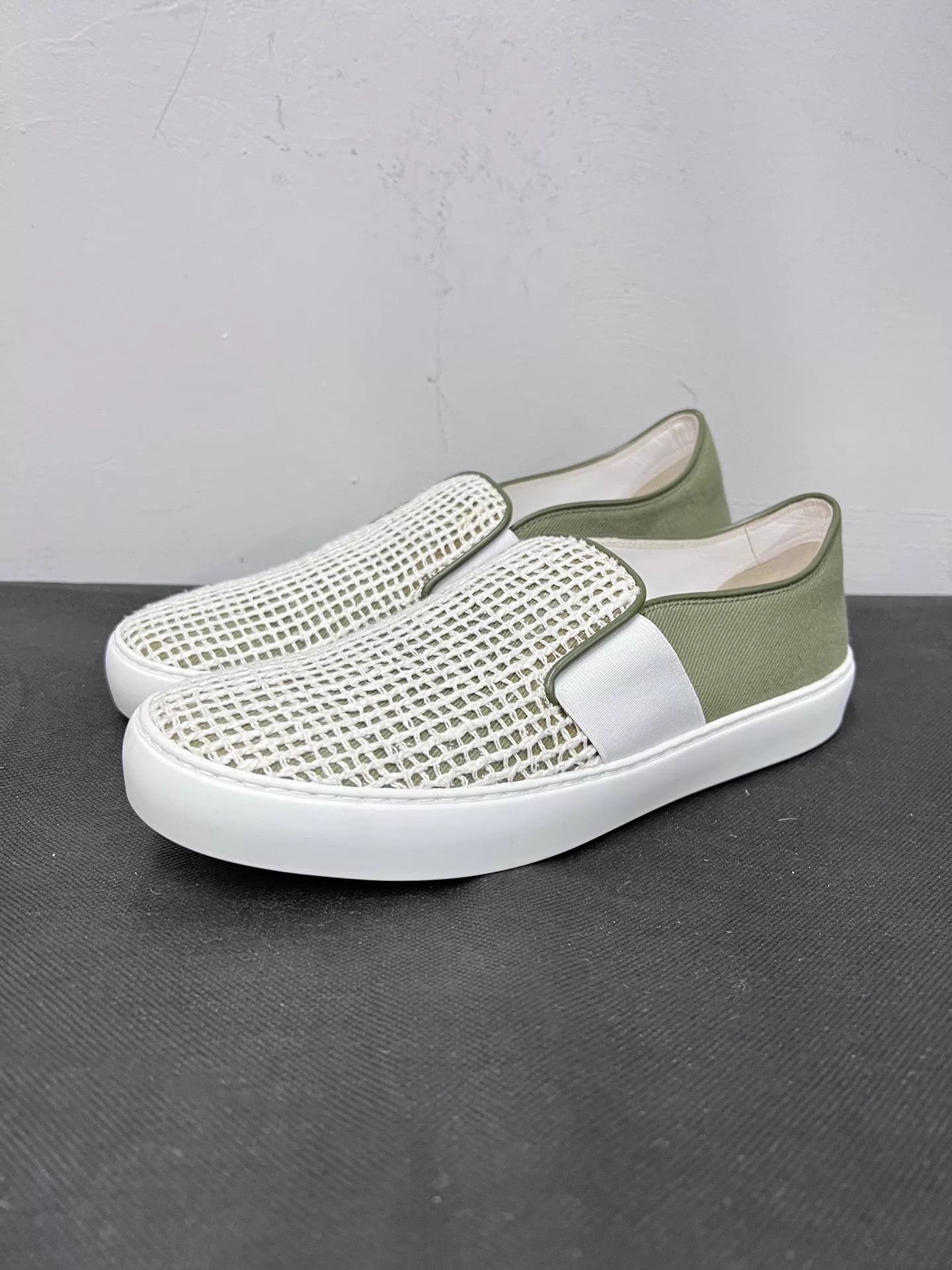 Chanel Chanel Women's Colorblock Fabric Slip-On Sneaker 38.5 Size US 8 / IT 38 - 1 Thumbnail