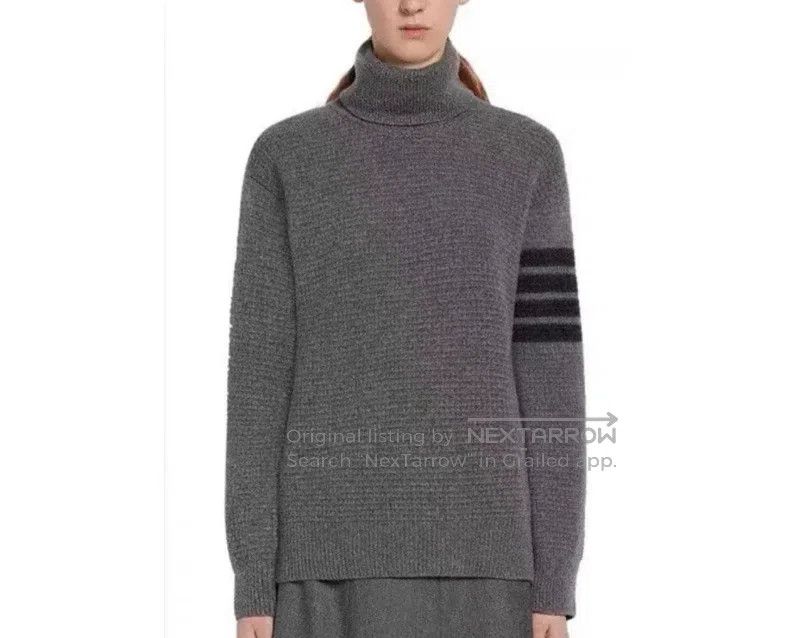 Thom Browne Thom Browne Cashmere Turtleneck Sweater Size XS / US 0-2 / IT 36-38 - 2 Thumbnail