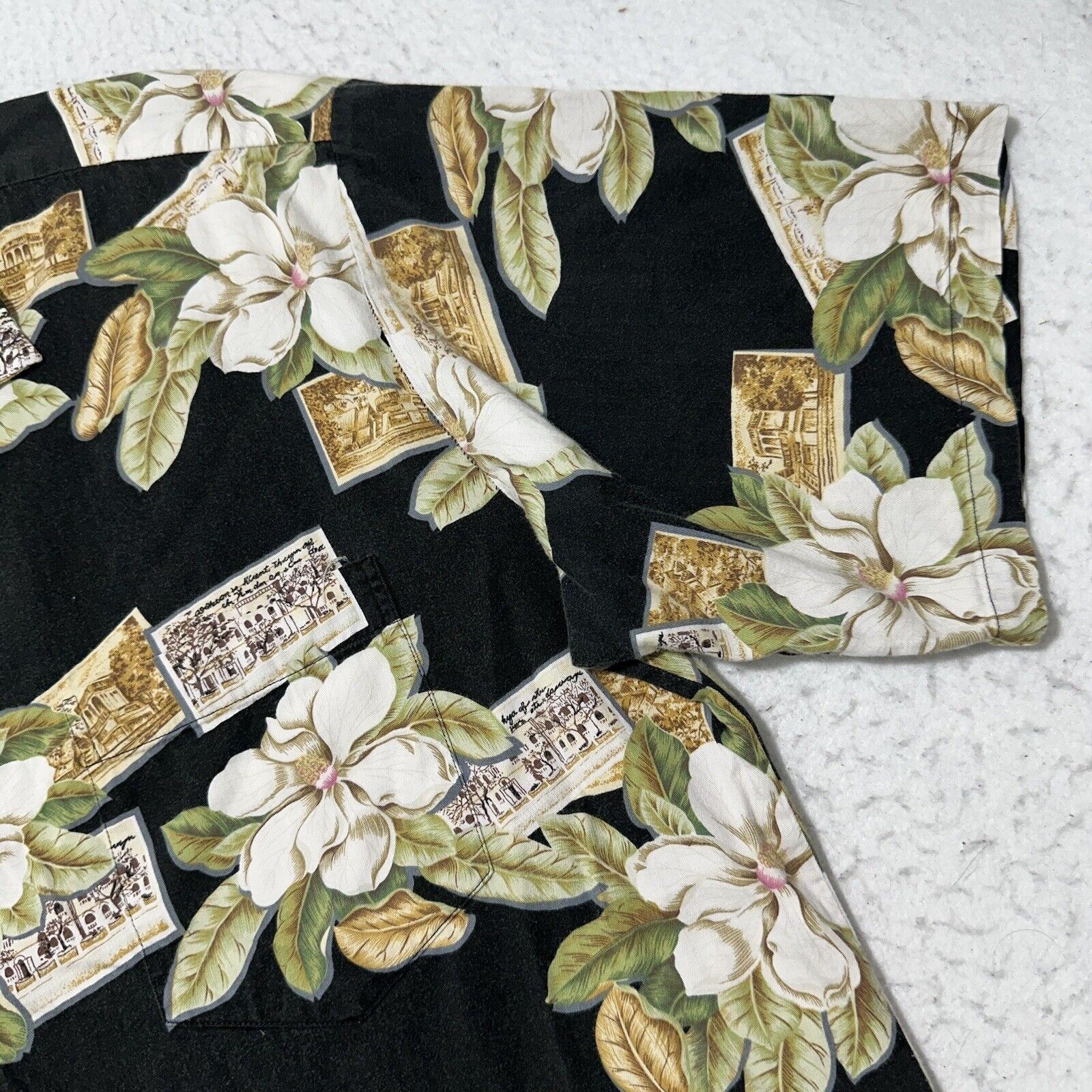 Other Kona Kai XL Hawaiian Button Up Shirt Floral Postcard Pattern Size US XL / EU 56 / 4 - 4 Thumbnail