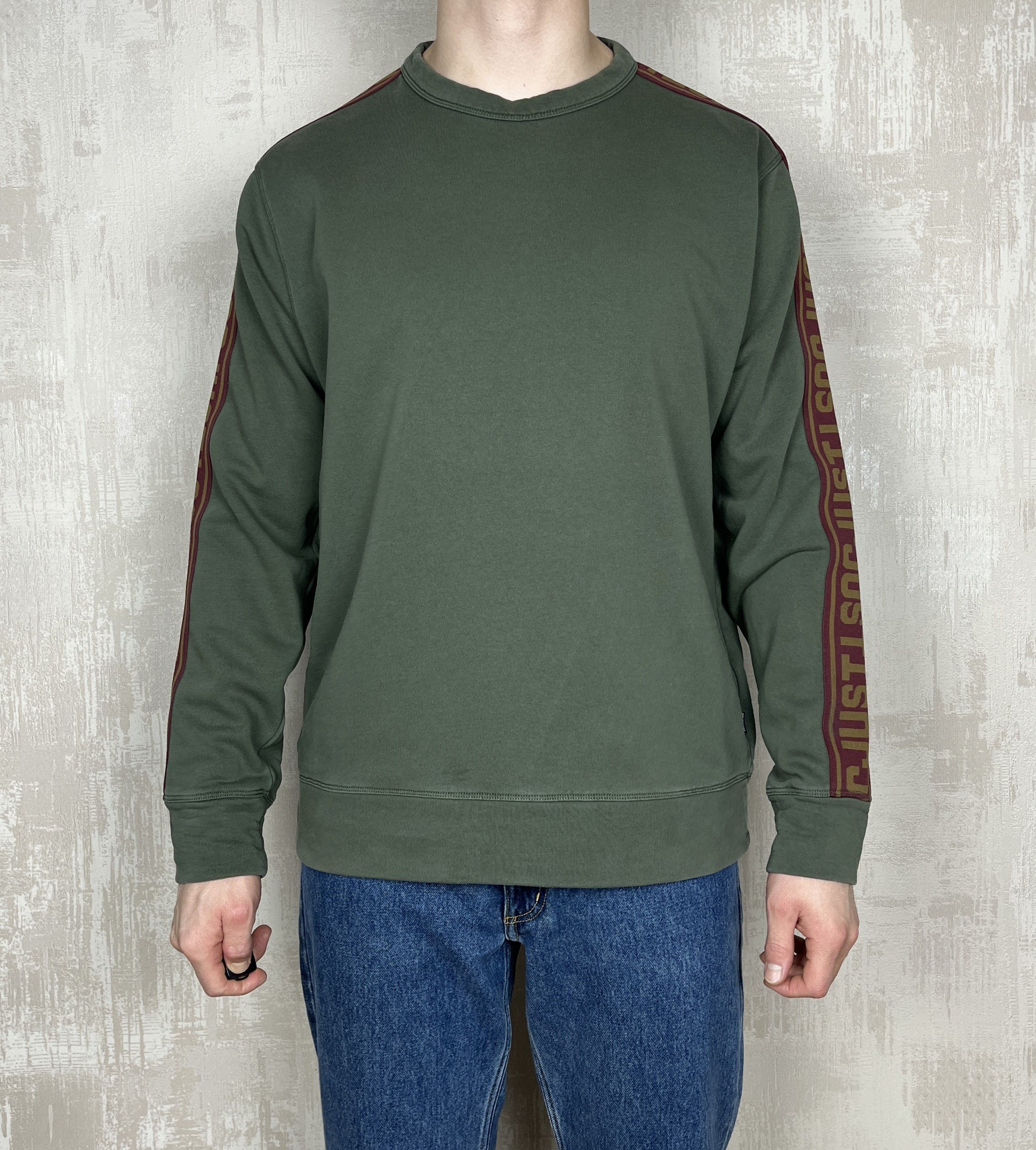 Just Cavalli Just Cavalli Tape Sleeve Sweatshirt Crew Neck Size US L / EU 52-54 / 3 - 2 Thumbnail