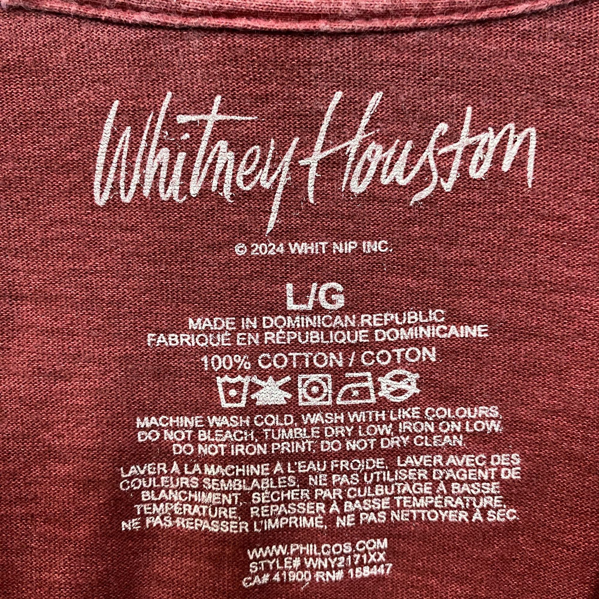 Other Whitney Houston I Will Always Love You Washed Graphic Burgun Size US L / EU 52-54 / 3 - 4 Thumbnail