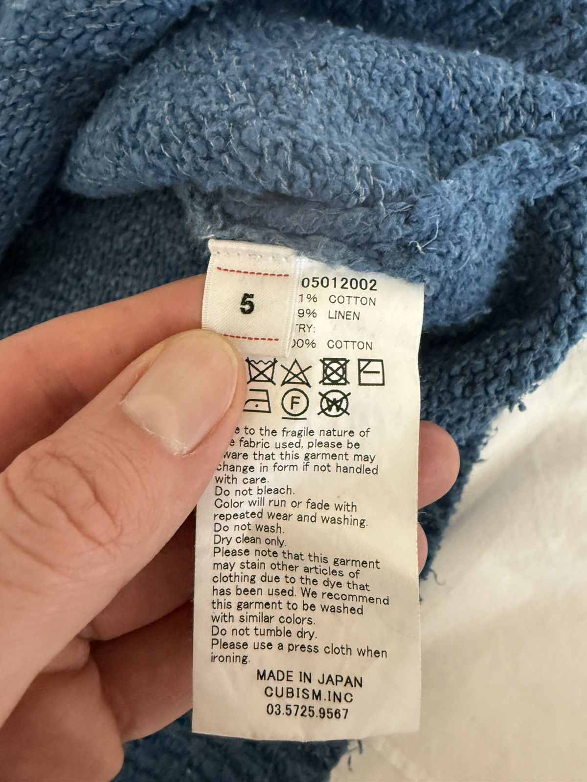 Visvim Visvim ICT Amplus Indigo Sweater Size US XXL / EU 58 / 5 - 8 Thumbnail