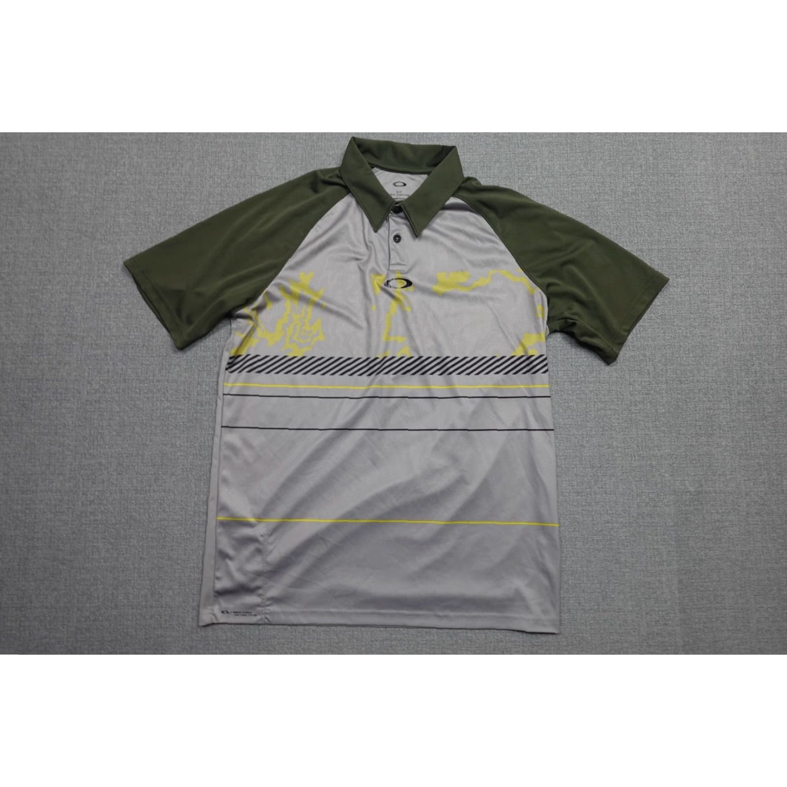 Oakley Oakley Polo Mens Small Gray Regular Fit Lightweight Stretch Golf Shirt Size US S / EU 44-46 / 1 - 4 Thumbnail