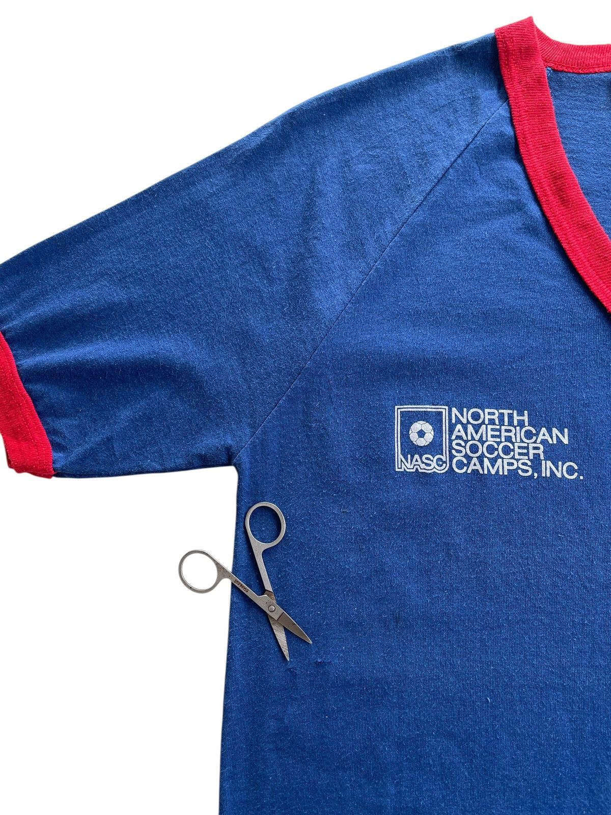 Vintage Vintage North American Soccer Camp Raglan Shirt Size US S / EU 44-46 / 1 - 6 Thumbnail