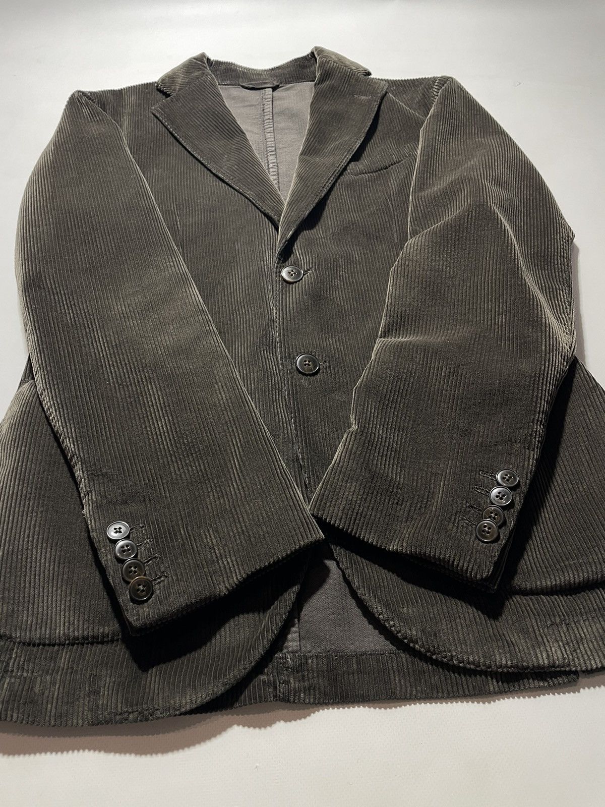 L.B.M. 1911 L.B.M. 1911 Slim Fit Corduroy Blazer Size 46S - 3 Thumbnail