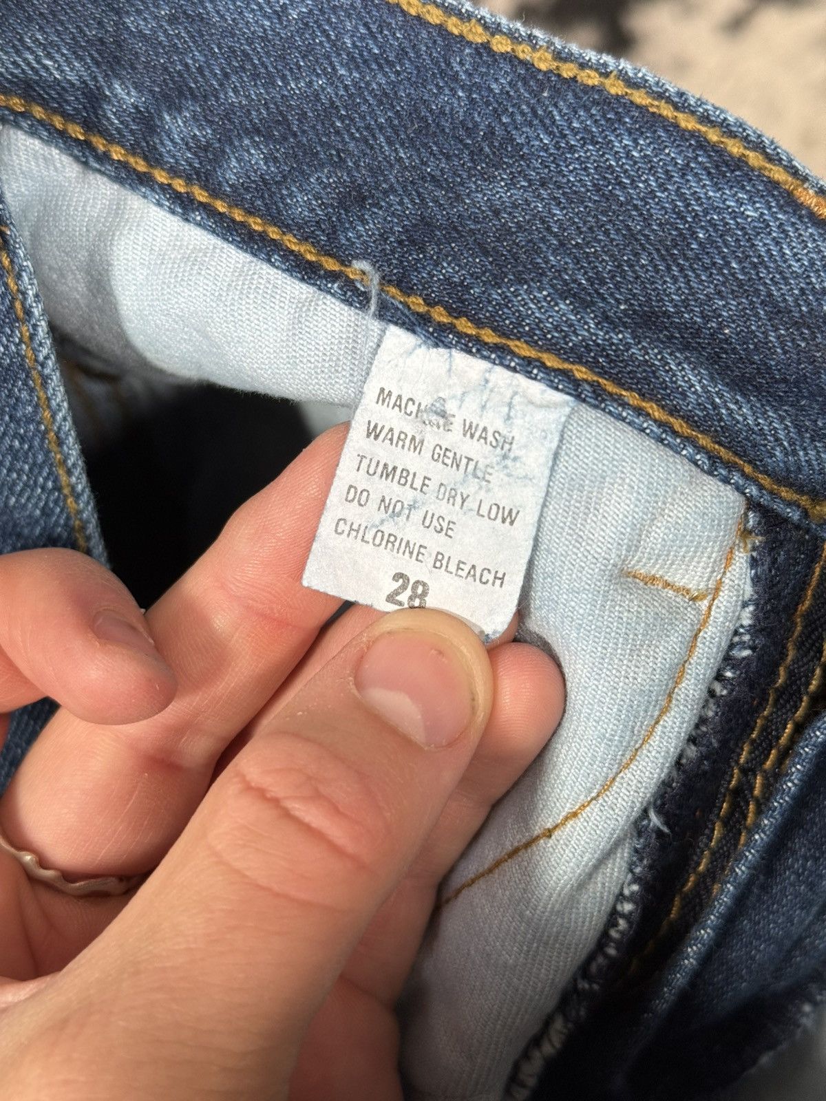 Valentino Vintage Valentino Denim Jeans Size 28" / US 6 / IT 42 - 6 Thumbnail