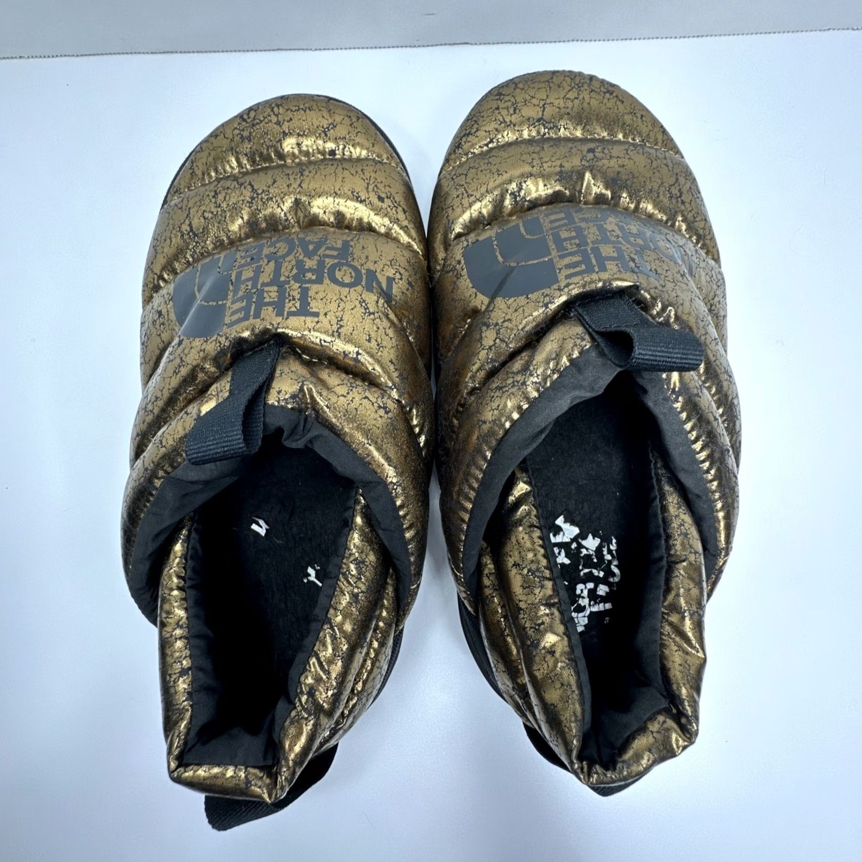 The North Face The North Face Nuptse Mule Slippers WOMEN'S Gold/Black Size 6 Slipper Slip On Puffy Shoes Size S / US 4 / IT 40 - 6 Thumbnail