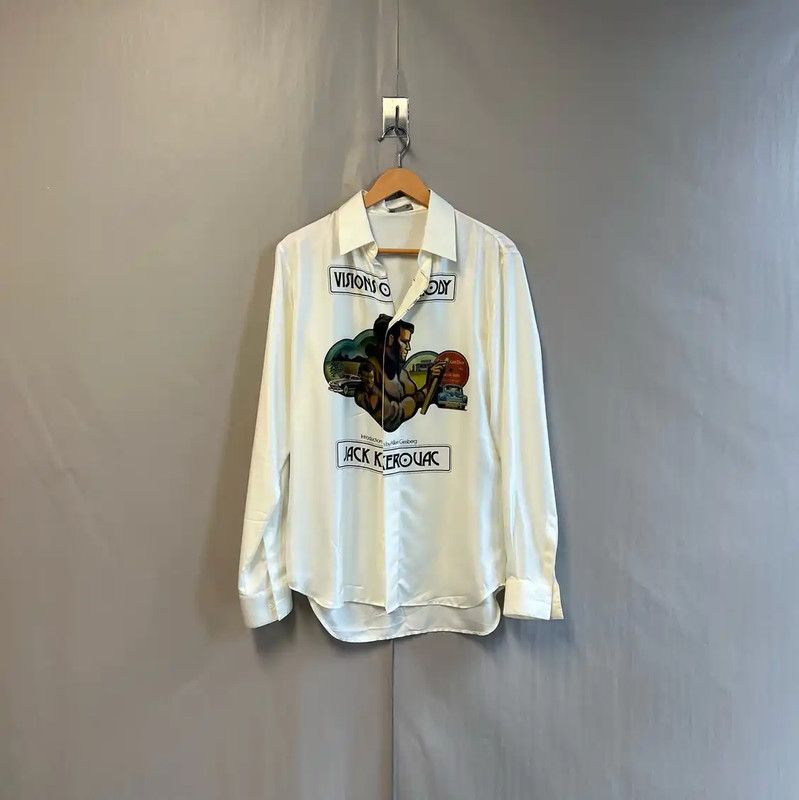 Dior Dior White Graphic Long Sleeve Shirt 0089 Size M / US 6-8 / IT 42-44 - 1 Thumbnail