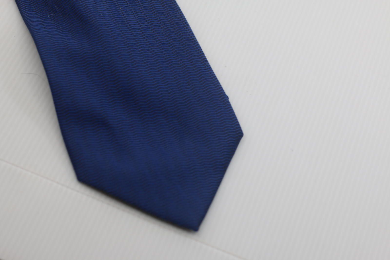 The Unbranded Brand Yves Saint Laurent Blue Silk Tie MadeinFrance Classic Luxury Size ONE SIZE - 2 Thumbnail