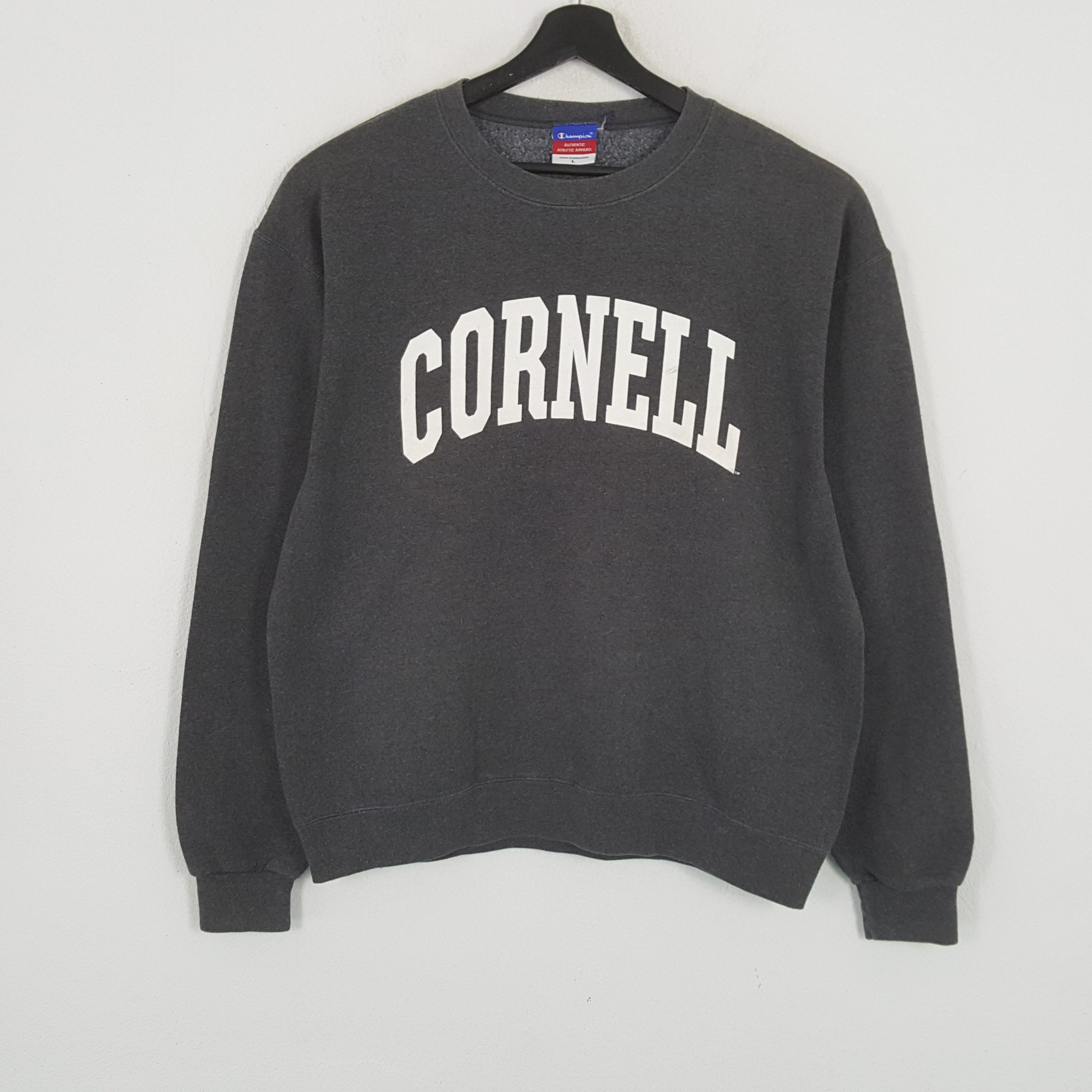 Champion × Vintage CORNELL UNIVERSITY CHAMPION Sweatshirt Streetwear Style Size US L / EU 52-54 / 3 - 1 Thumbnail