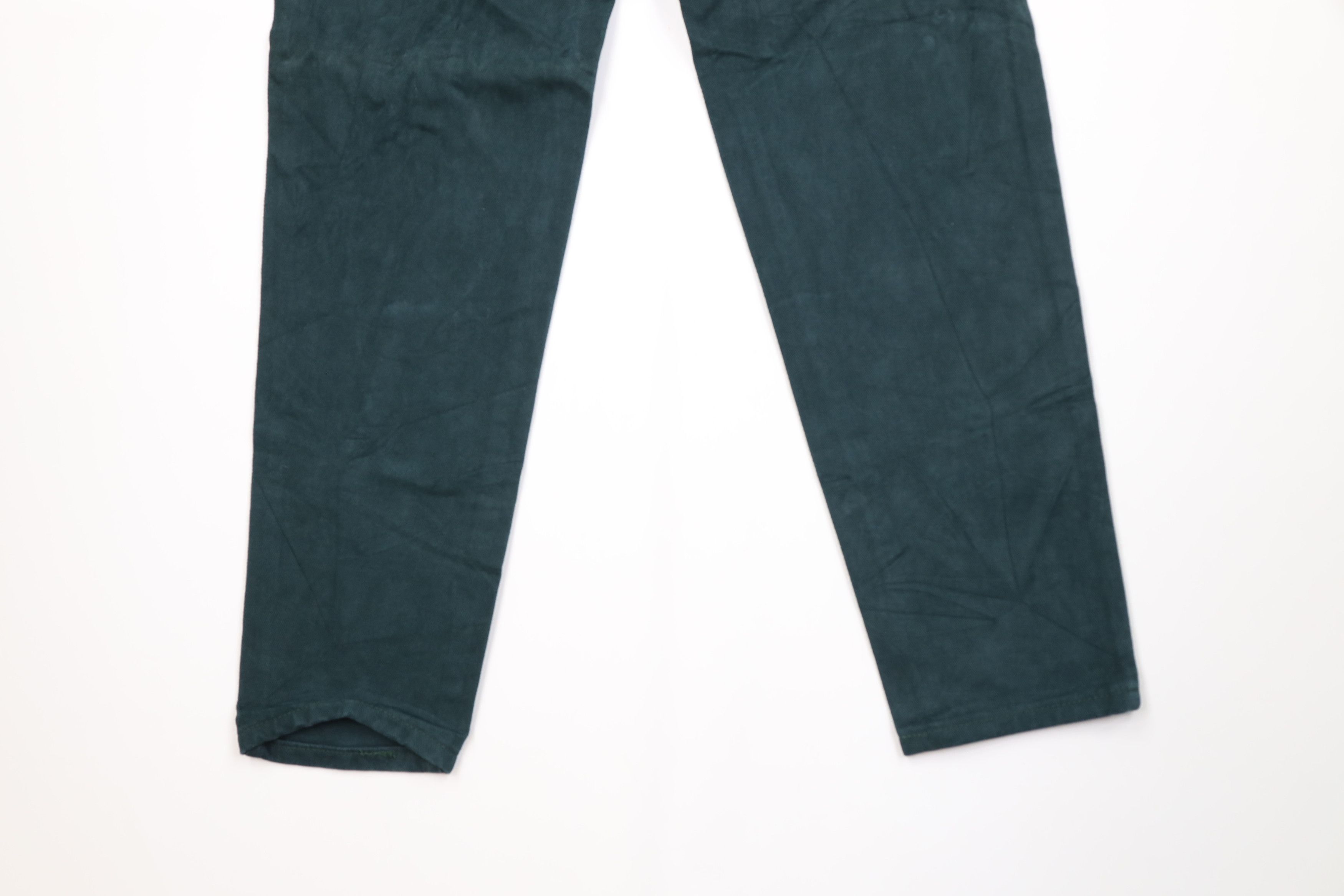 Lee Deadstock Vintage 90s Lee Tapered Leg Denim Jeans Green USA Size 30" / US 8 / IT 44 - 12 Thumbnail