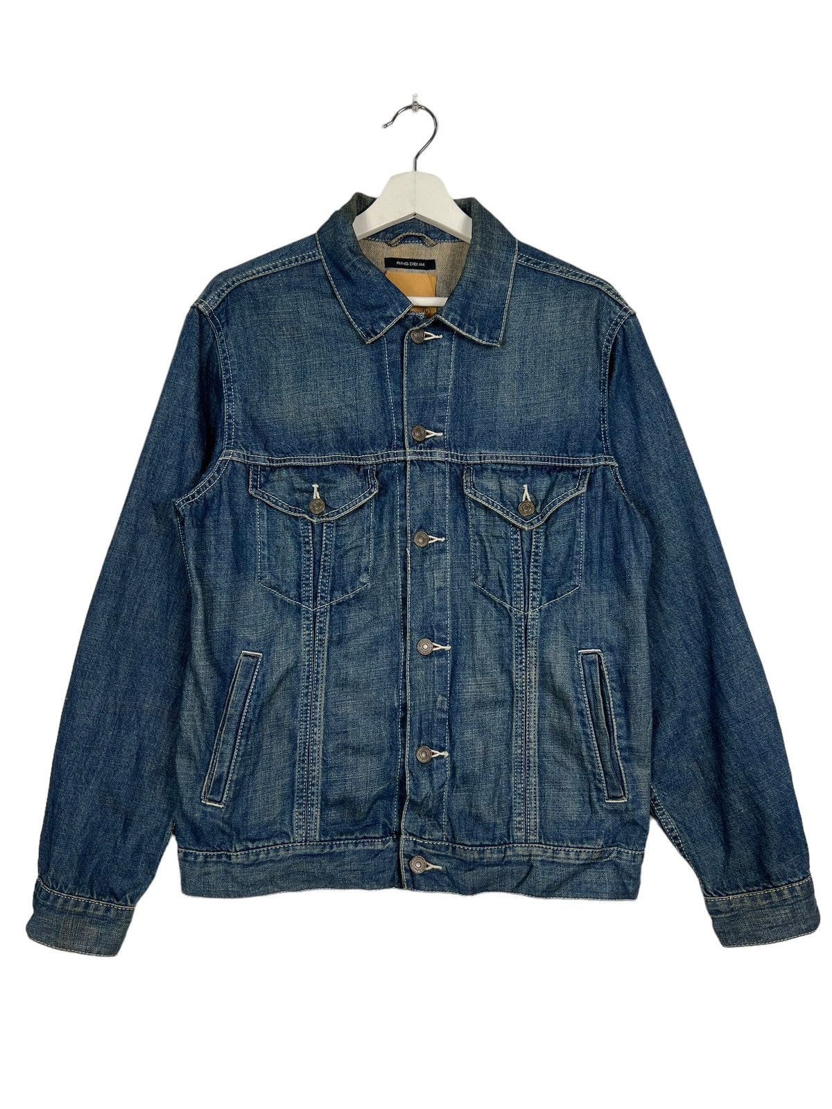 45rpm 🔥 00s JAPANESE RING DENIM TRUCKER JACKET MADE IN JAPAN Size US M / EU 48-50 / 2 - 1 Thumbnail