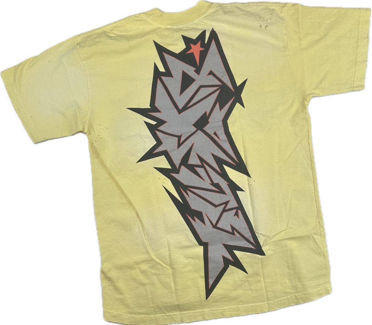 HELLSTAR Hellstar Sample Cracked Print T-shirt Size US M / EU 48-50 / 2 - 3 Thumbnail