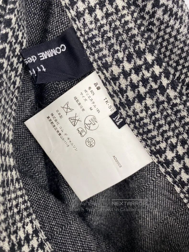 Comme des Garcons Comme Des Garcons size M Houndstooth pattern multi-layered Size 23" - 9 Thumbnail