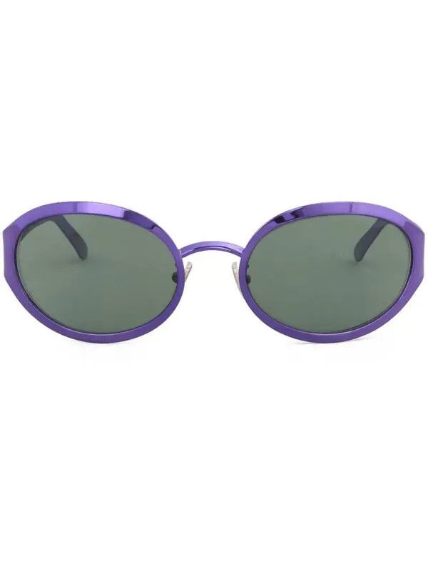 Marni o1w1db11125 Size :OS /Oval Frame Sunglasses in Purple Size ONE SIZE - 1 Thumbnail