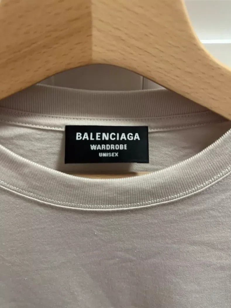 Balenciaga Balenciaga Home Short Sleeve Oatmeal and Blue Size US XS / EU 42 / 0 - 2 Thumbnail
