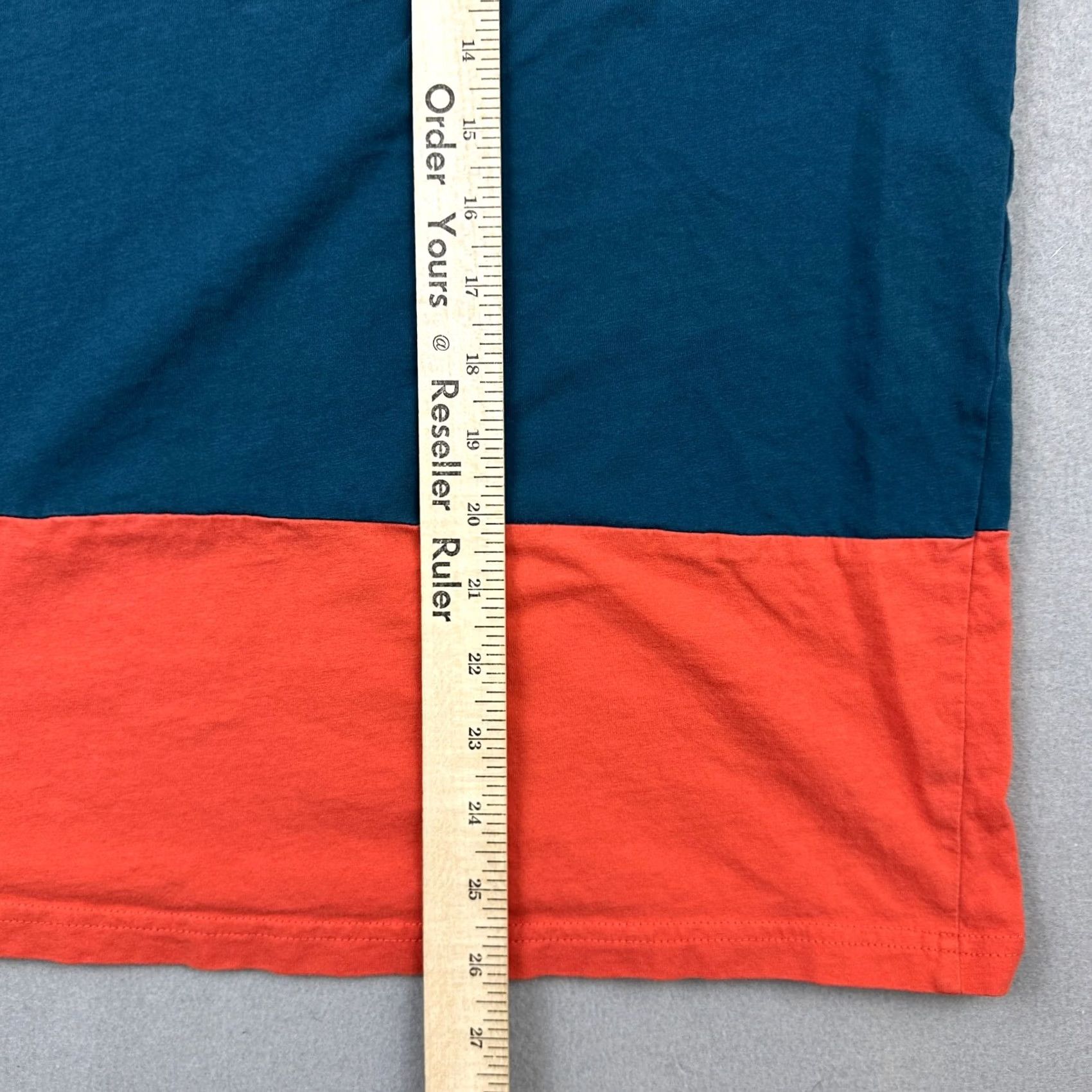 G-Star G-Star RAW Shirt Men Medium Blue Colorblock Logo RAW Originals Denim Crew Tee M Size US M / EU 48-50 / 2 - 6 Thumbnail