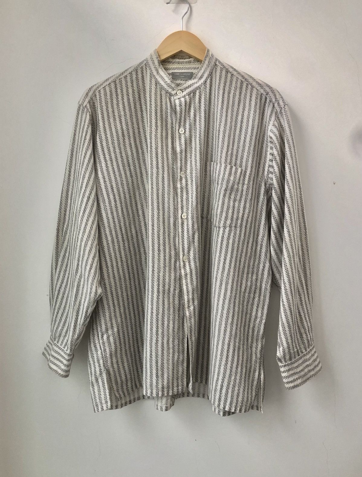 Comme des Garcons Silky stripes shirt Size US L / EU 52-54 / 3 - 1 Thumbnail