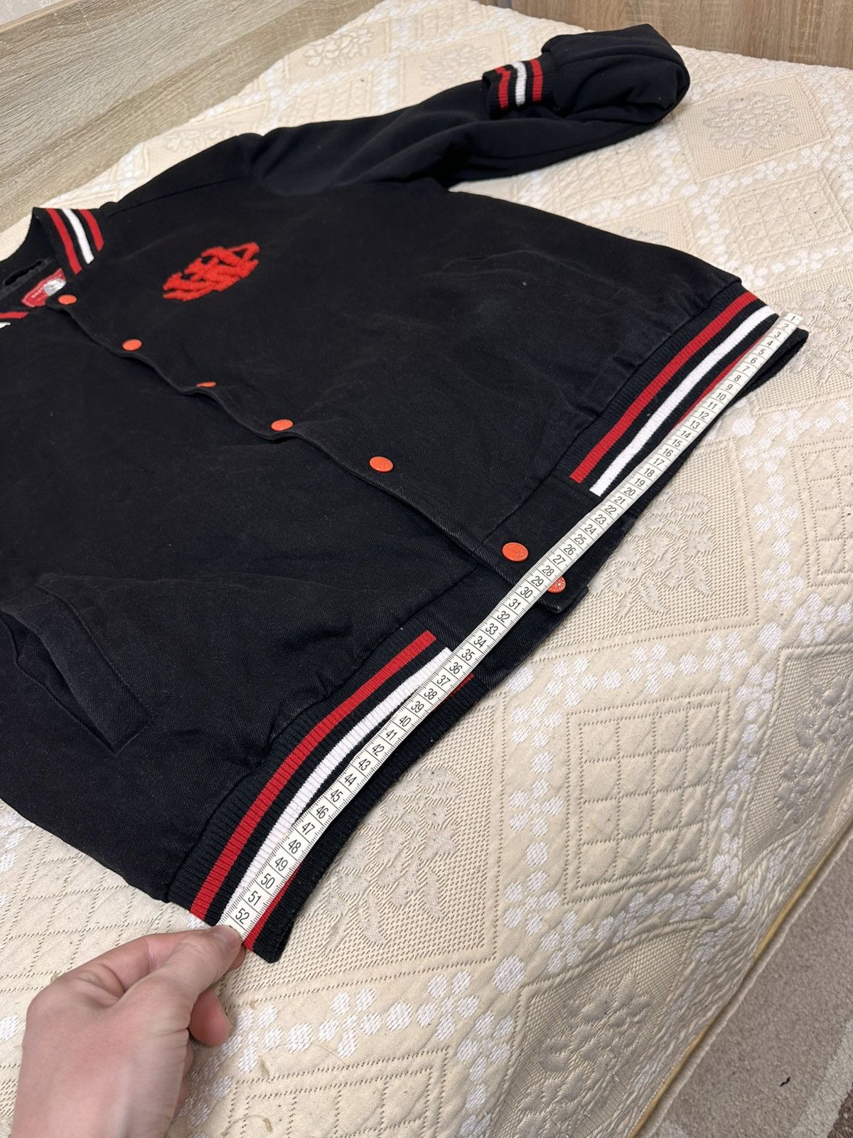Death Row Records 🔥 RARE Death Wish Coffee Co Skull Jacket Bomber Ed Hardy Y2K Size US L / EU 52-54 / 3 - 12 Thumbnail